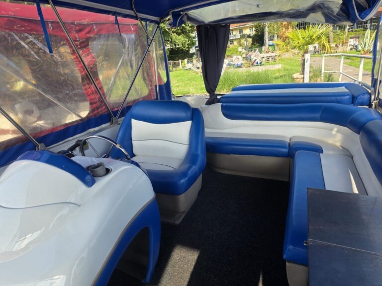 Karibik Floß in Berlin Schmöckwitz führerscheinfrei mieten für 12 Personen