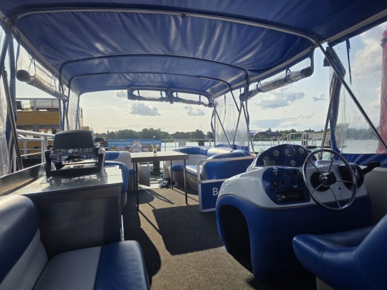 Karibik Floß in Berlin Schmöckwitz führerscheinfrei mieten für 12 Personen