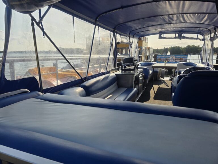 Karibik Floß in Berlin Schmöckwitz führerscheinfrei mieten für 12 Personen